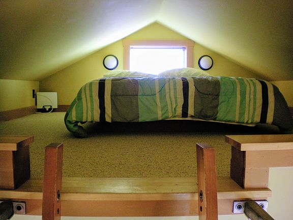 South loft used as a bdrm.