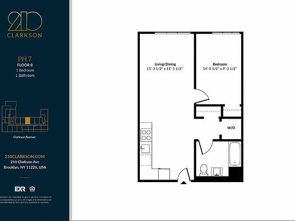 2nd image of 210 Clarkson Ave #808
