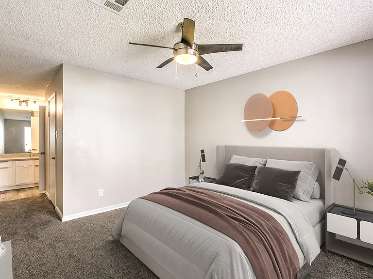 Spacious bedrooms that feel like home