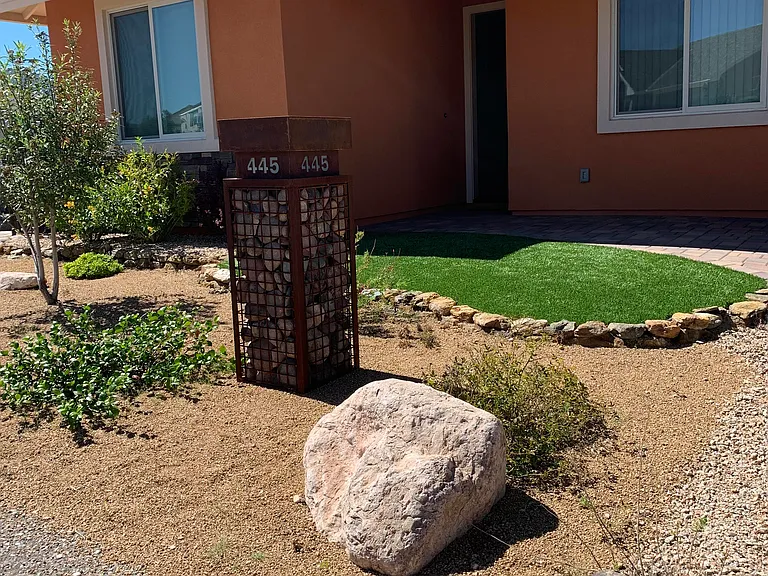 Professionally maintained grounds. We can arrange to have our grounds keeper service the property during a lease for an additional fee.