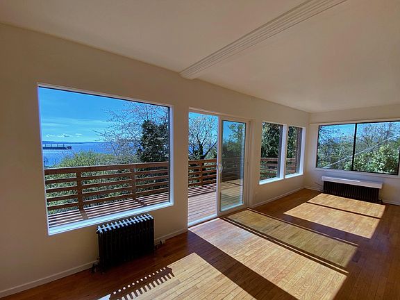 Living and dining area spanning the view