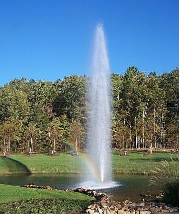 Waterfall at entrance of The Pointe S/D.