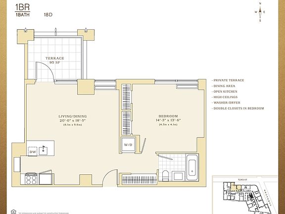 2nd image of 200 W 72nd St APT 18F