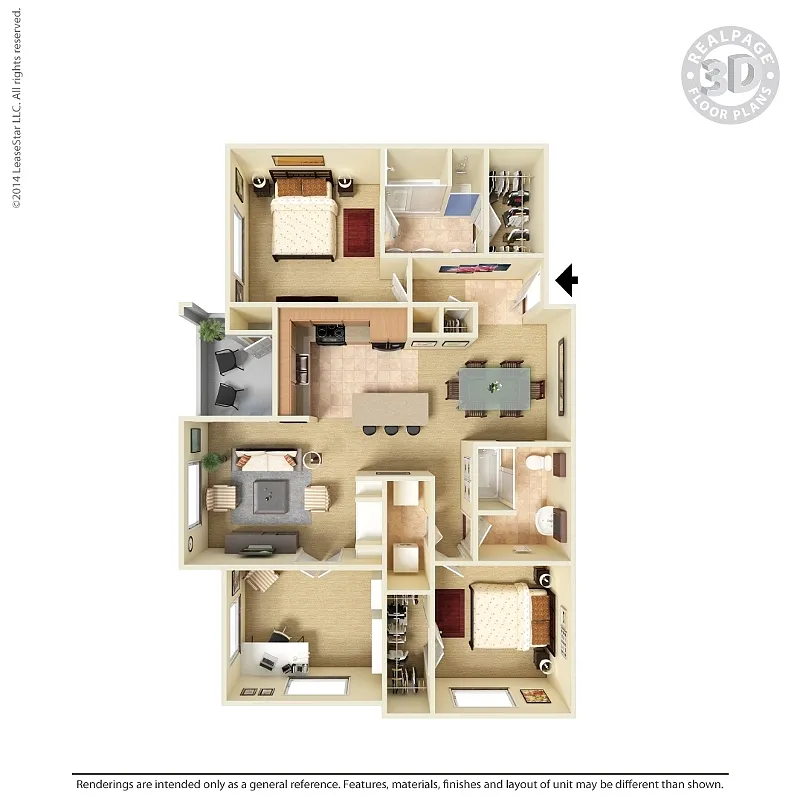 Floor plan The Willamette
