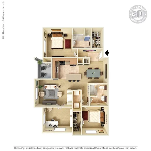 Floor plan The Willamette