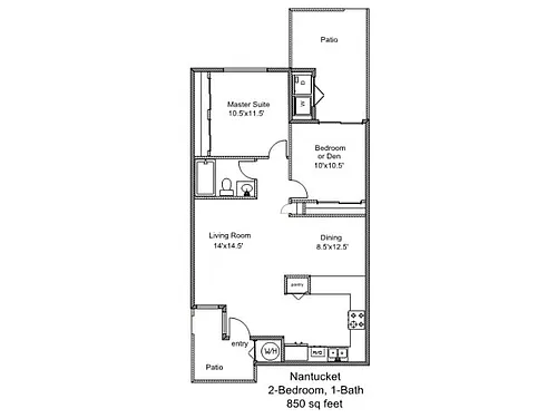 Floor plan Nantucket