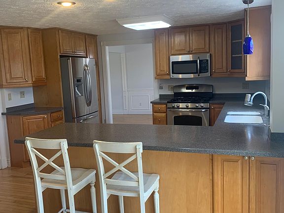 GE stainless steel appliances.