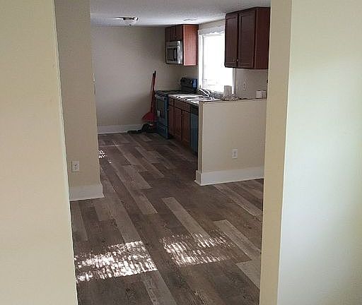 Kitchen and eat-in area