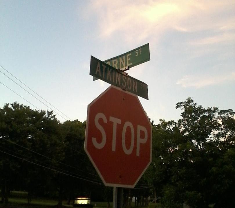Corner of Atkinson and Horne
