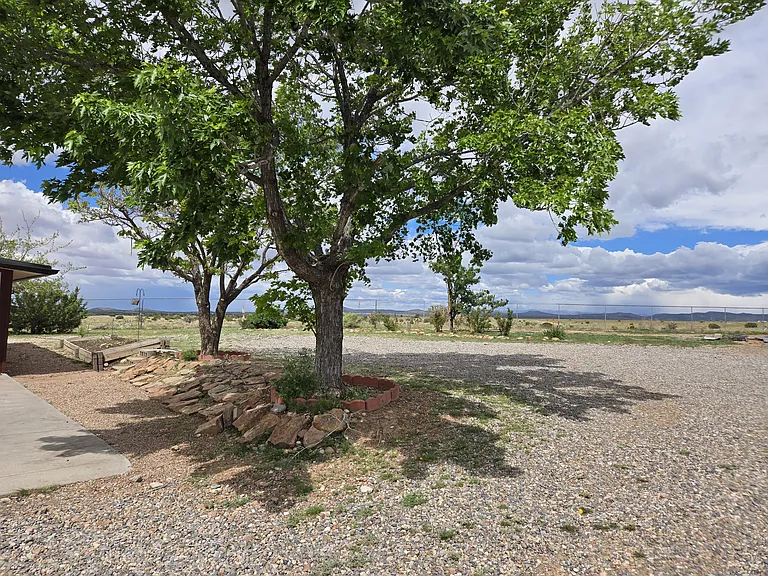 View of open space from the back of the home.