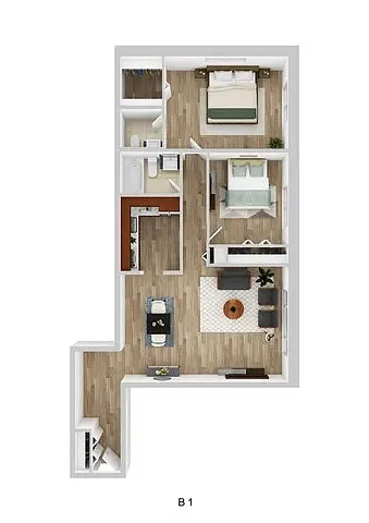 Floor plan B1