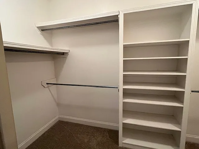 Primary closet
