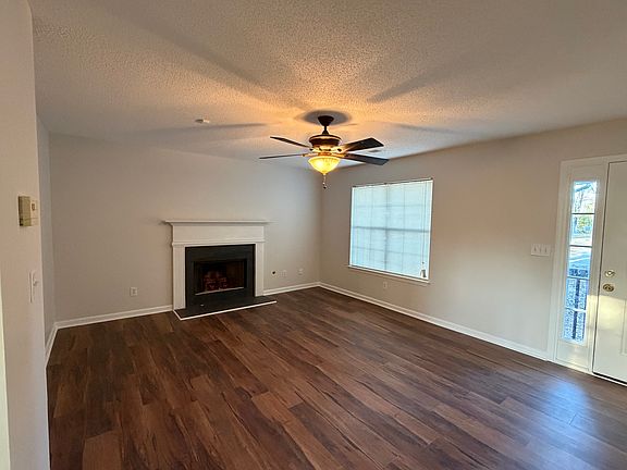Living room with fire place