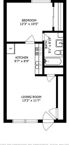 1 bed, 1.0 bath, $895 — Photo 2