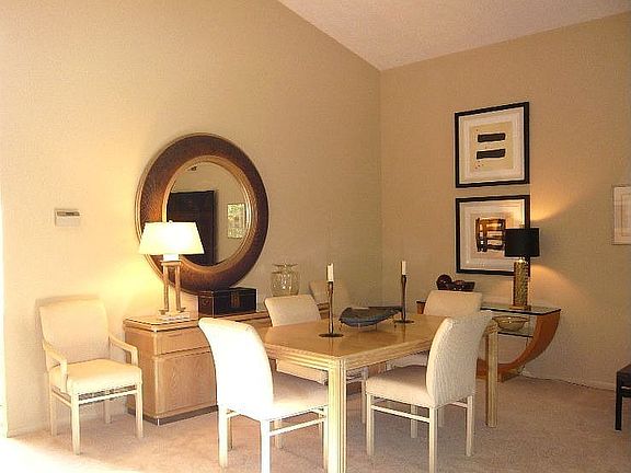 Dining Room features New Carpet and Fresh Paint