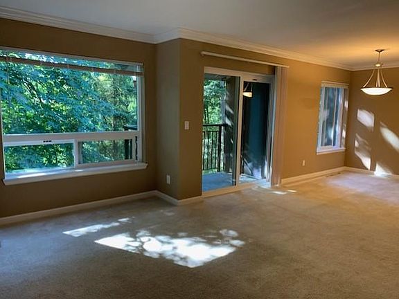 Plenty of soft sunlight and green belt view