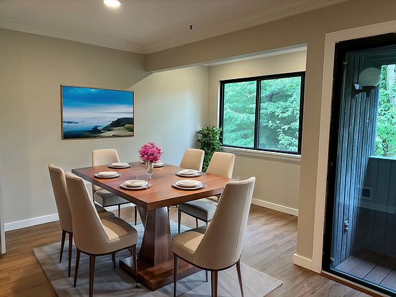 Dining Room, virtually staged