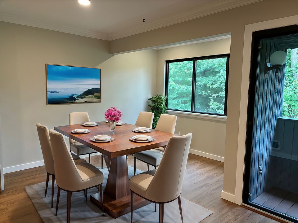 Dining Room, virtually staged