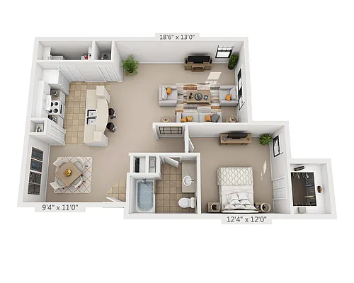 Floor plan Barclay