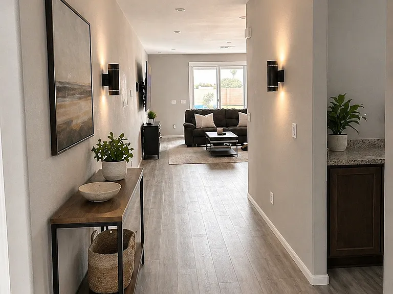 Entry Foyer - Custom LED Sconces