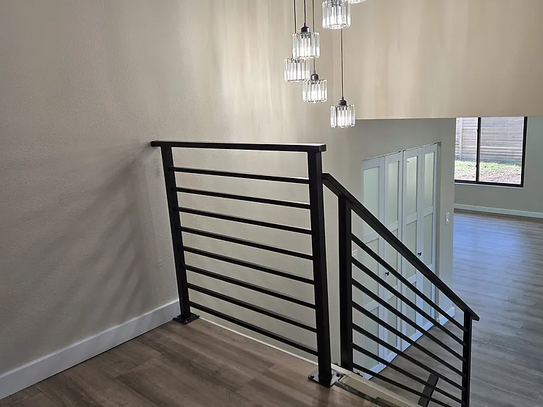 Second Floor to Main Floor tall ceilings