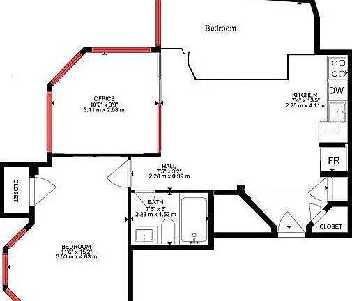 3rd image of 55 Centre Ave #2402
