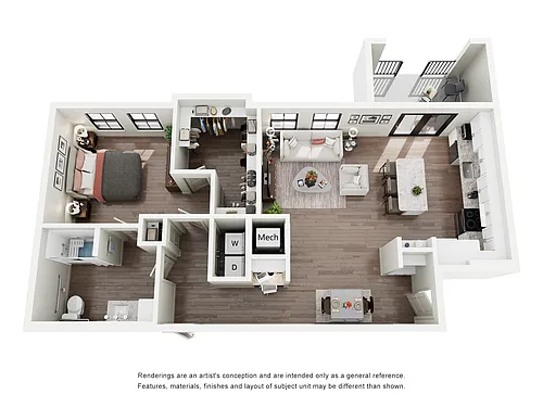Floor plan A3B (ANSI)