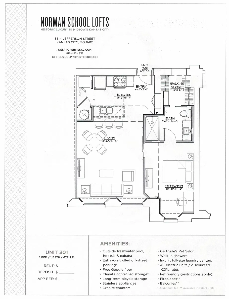 Floor plan 301