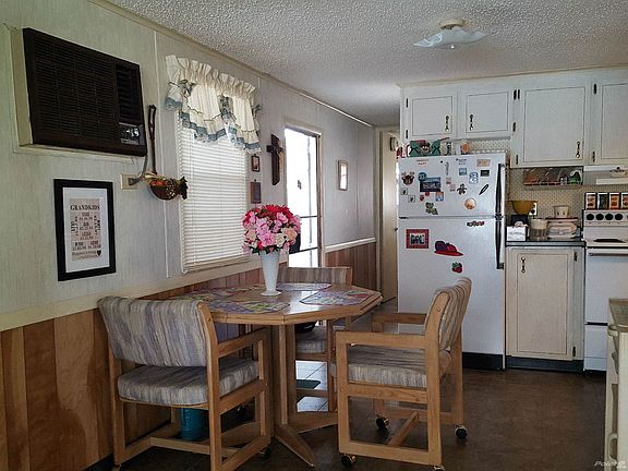 View of kitchen from living area