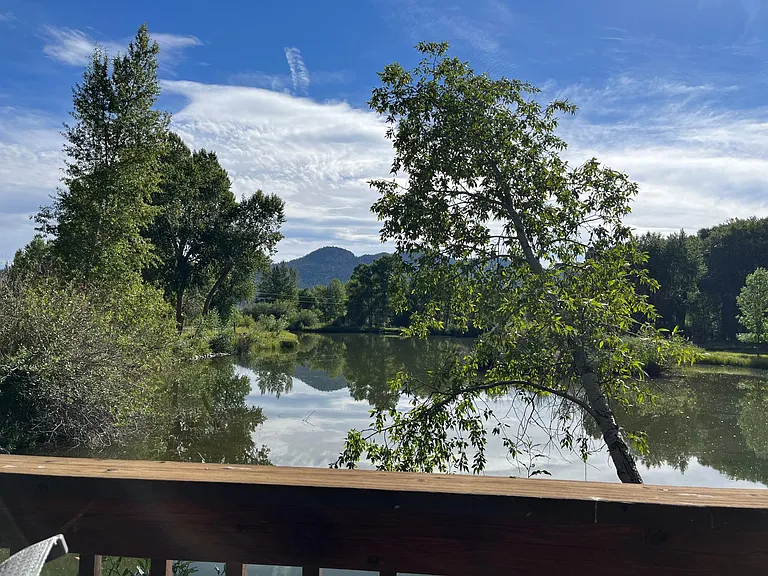 Private dining deck view