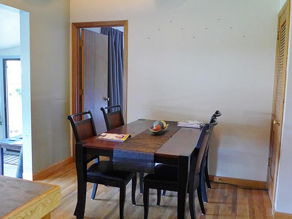 Dining area beside kitchen