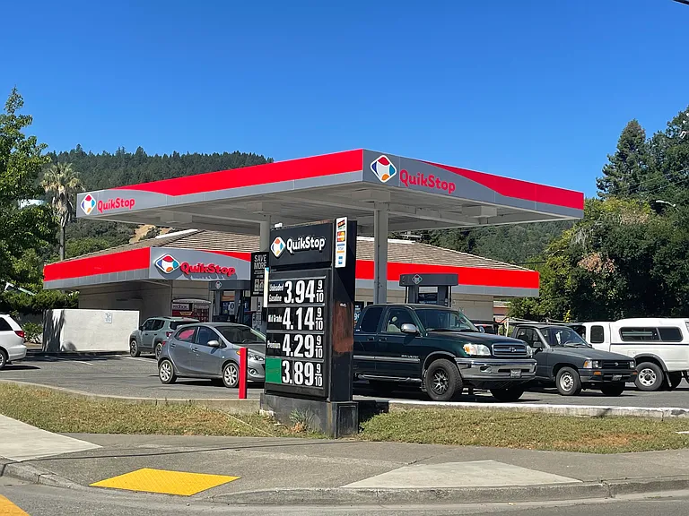 gas station nearby