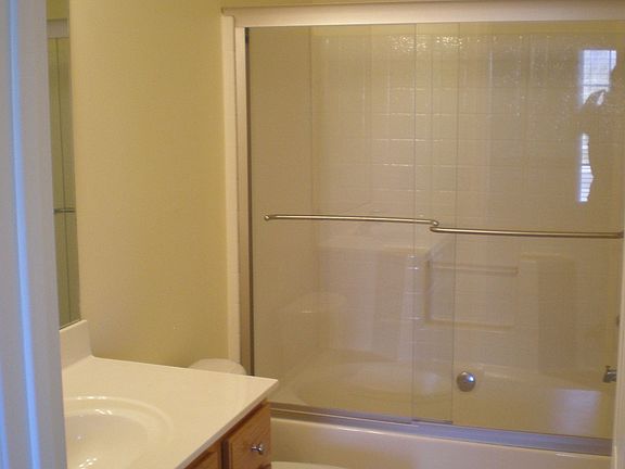 Glass shower doors in baths