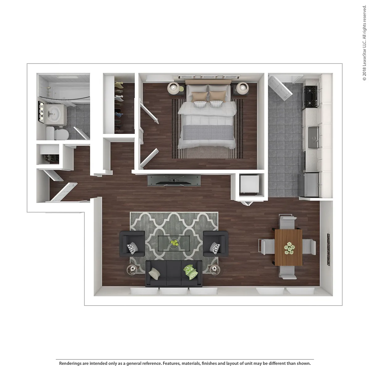 Floor plan 1X1