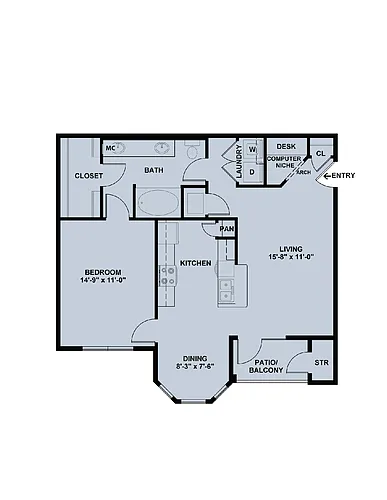 Floor plan A5 Essential Housing