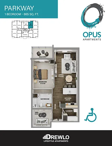 Floor plan 403