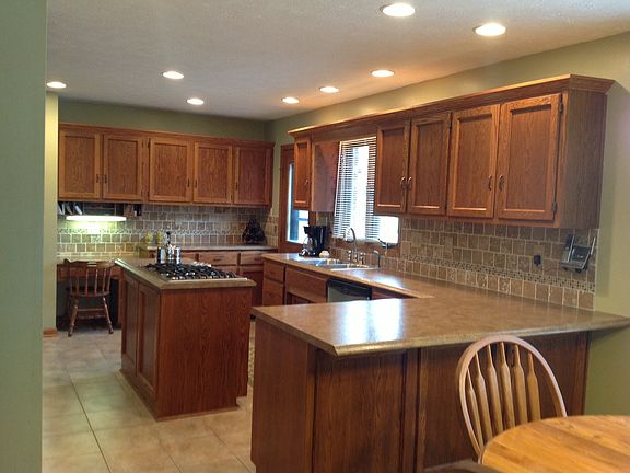 Lots of cabinets for storage