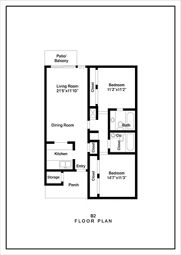 Floor plan B2