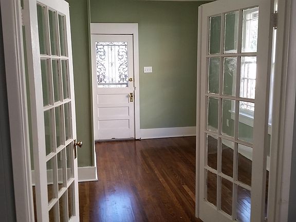 French door separates the master bedroom into two areas. One could serve as a nursery, office, or 3rd small bedroom.