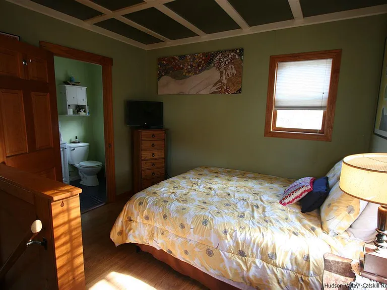 bedroom with bath (old photo; undergoing renovation)