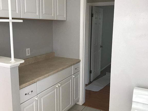 kitchen storage/counter area