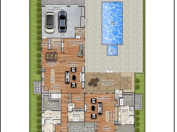 Lot 351 Plan, Waterway Palms Plantation, Myrtle Beach, Sc 29579 