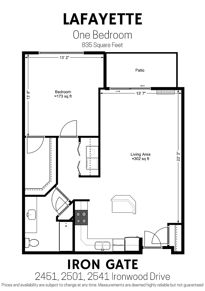 Floor plan Lafayette