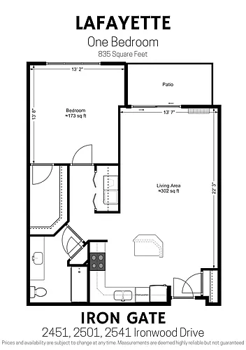 Floor plan Lafayette