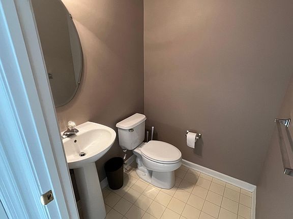 Downstairs powder room