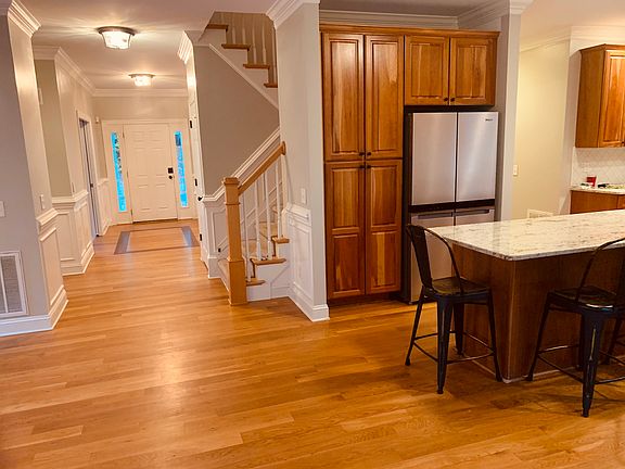 Entryway, kitchen, and family room