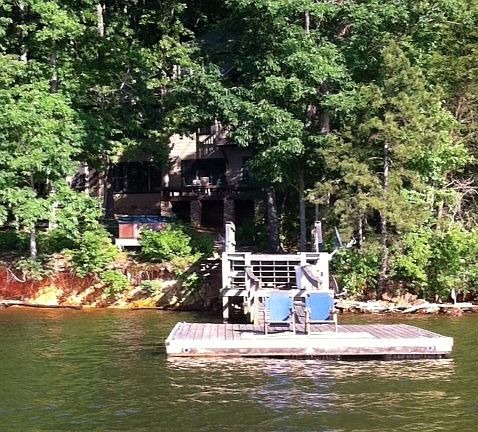 pier from the lake