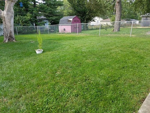 Large fence-in back yard