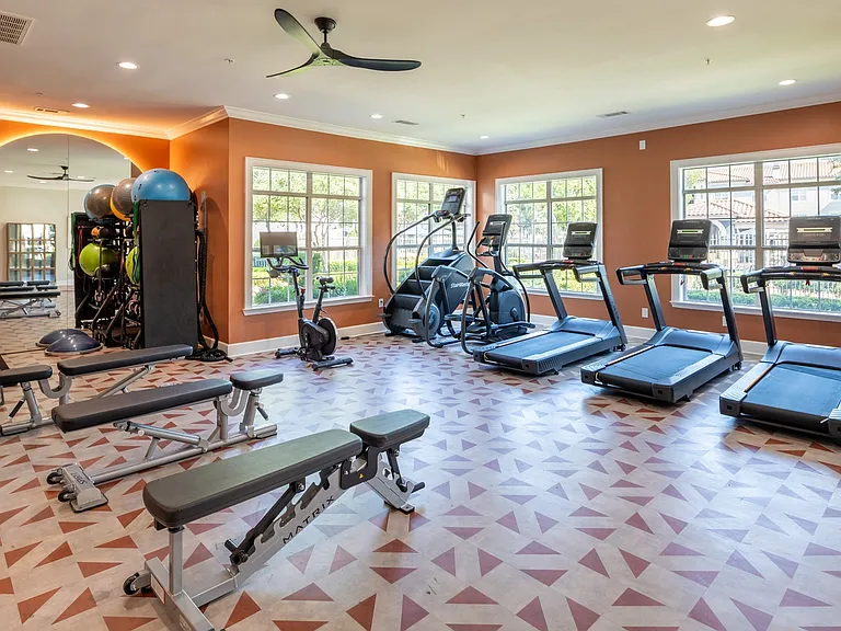 State-Of-The-Art Fitness Center With Cardio Equipment