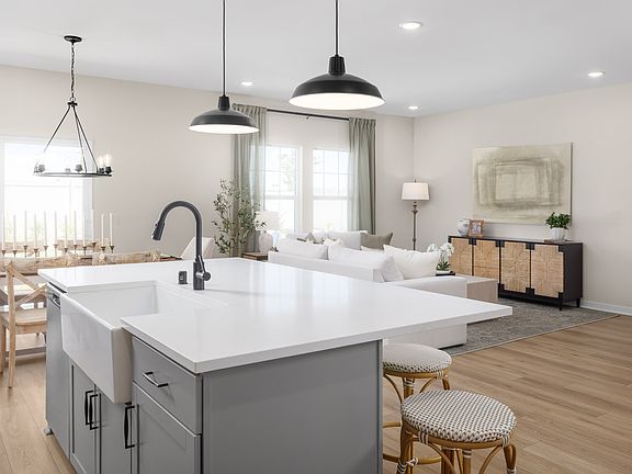 Kitchen with vast island